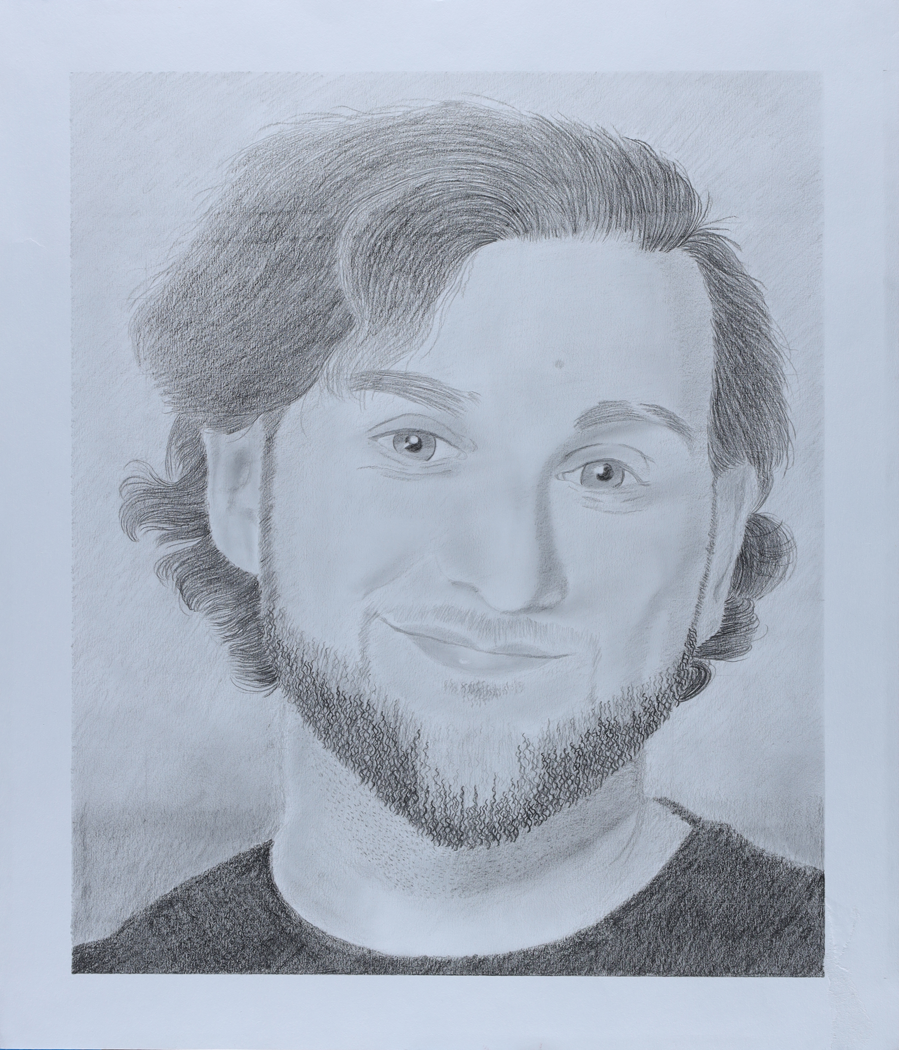 A toned portrait of Alejandro Saab